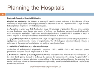 HOSPITAL PLANNING AND ITS ADMINISTRATION | PPTX