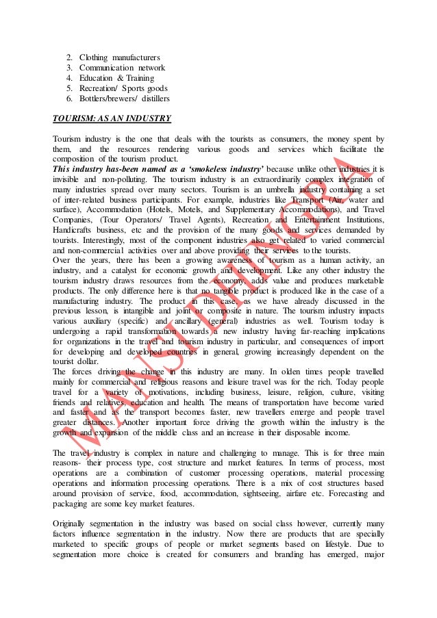 HOSPITALITY AND TOURISM MANAGEMENT