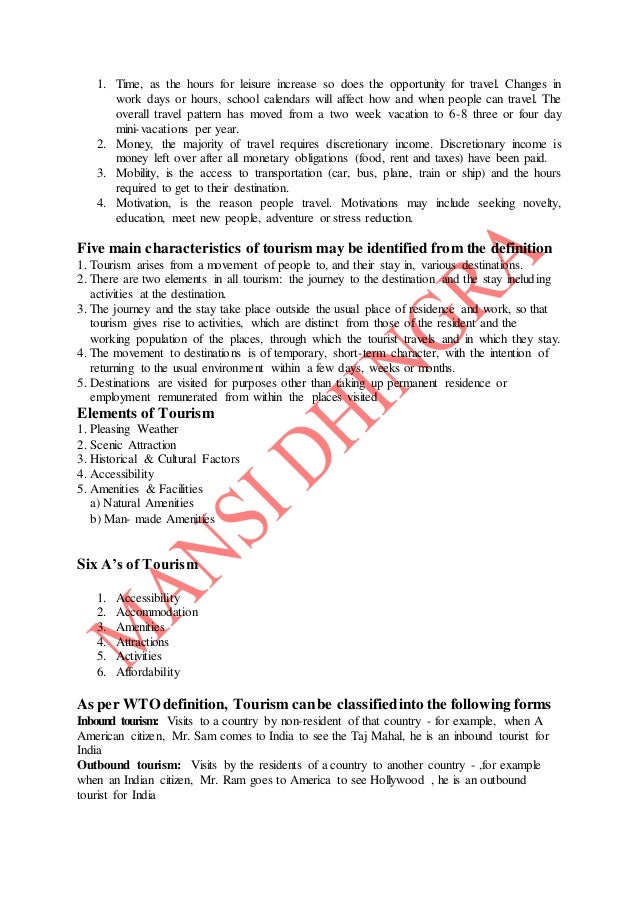 HOSPITALITY AND TOURISM MANAGEMENT