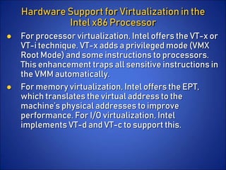 Intel Processor Virtualization Unit II.ppt