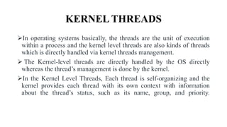 UNIT II.pptx | Operating Systems | Computer Software and Applications