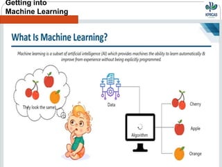 Getting into
Machine Learning
 