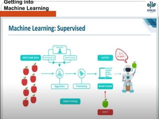 Getting into
Machine Learning
 