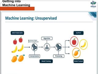 Getting into
Machine Learning
 