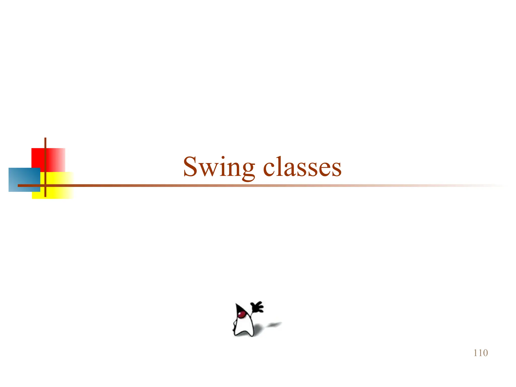 Swing classes 110 