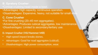 EQUIPMENT FOR PRODUCTION OF AGGREGATE AND CONCRETING.pptx