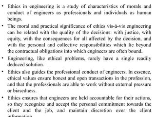 UNIT II of professional ethics and human values | PPTX
