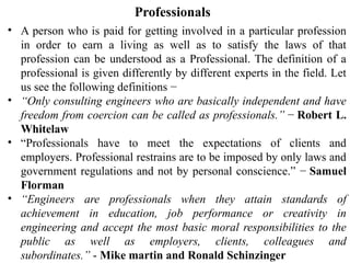 UNIT II of professional ethics and human values | PPTX