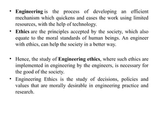UNIT II of professional ethics and human values | PPTX