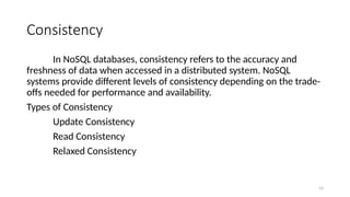 Database Consistency CCS334 Big data Analytics Unit II notes presentation | PPTX