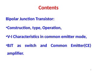 Basic Electronics Engineering PPT Unit II.pptx