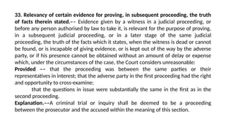 Evidence Declaration Unit II - Law of Evidence - Dying Declarations.pptx