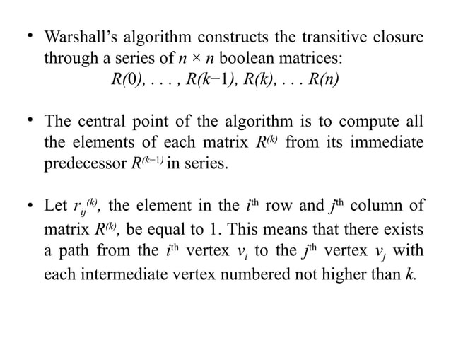 UNIT II - Graph Algorithms techniques.pptx