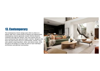 Vocabulary of Interior Design and Styles | PDF