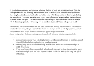 Vocabulary of Interior Design and Styles | PDF
