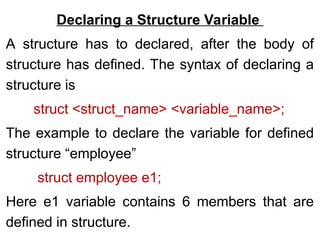 UNIT II -Structure-and-Union.ppt ...