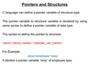 UNIT II -Structure-and-Union.ppt ...