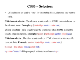 IT2255 Web Essentials - Unit II Web Designing | PDF | Web Design and ...