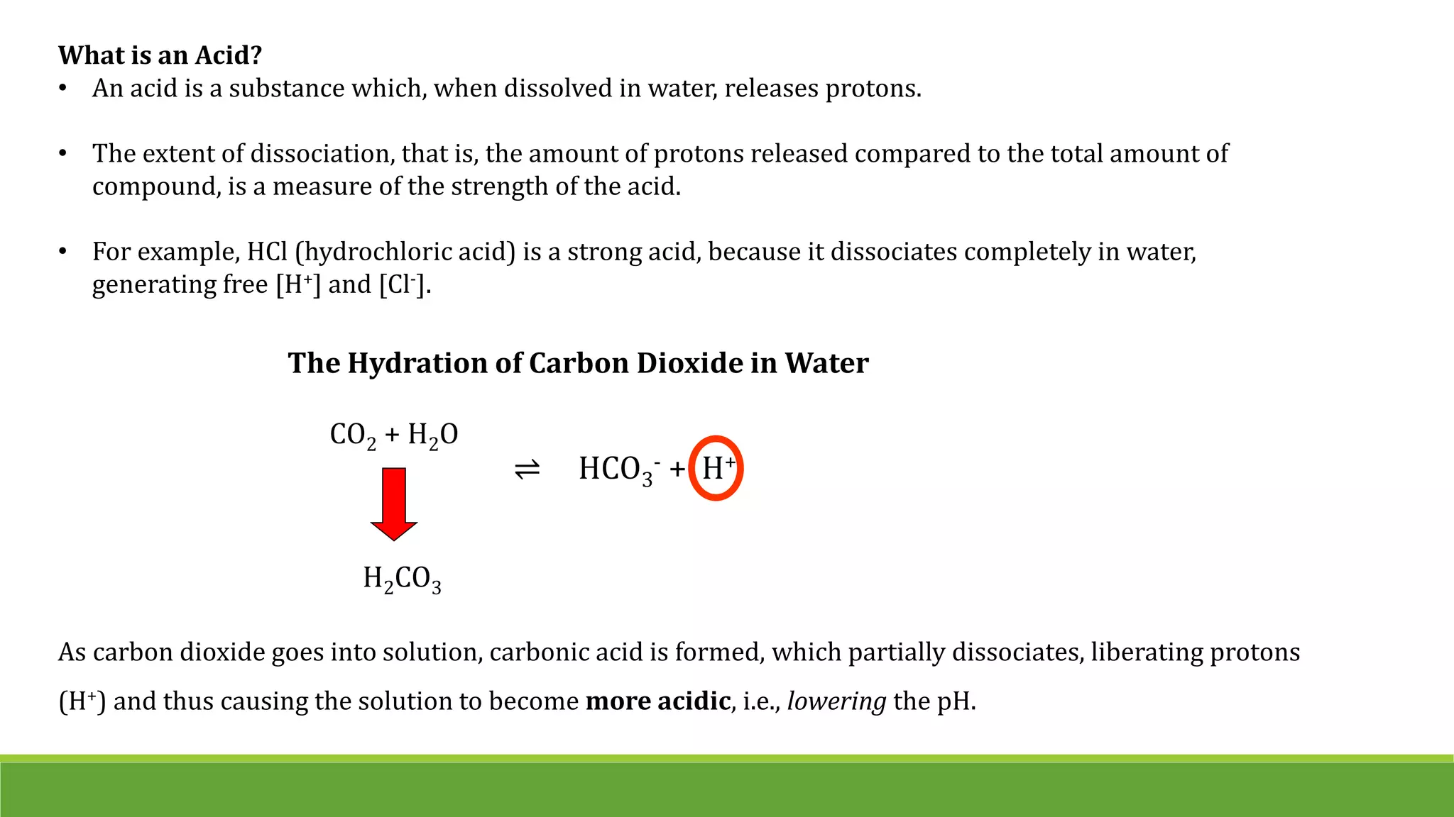 UNIT II: Acid, Base and Buffer | PPTX