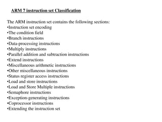 Unit II Arm7 Thumb Instruction | PDF
