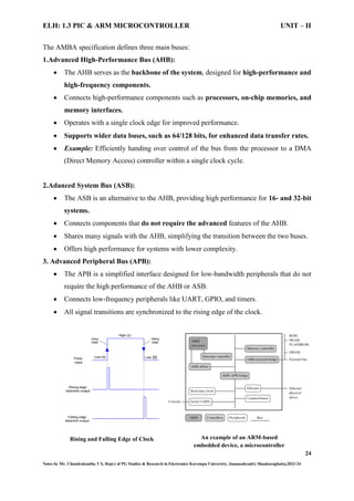 ELH-1.3 PIC & ARM MICROCONTROLLER UNIT II ARM Processor | PDF