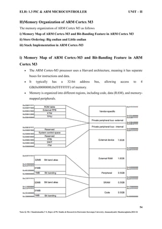 ELH-1.3 PIC & ARM MICROCONTROLLER UNIT II ARM Processor | PDF