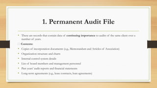 Audit Permanent File Example Delegation and Supervision of Audit Work .pptx