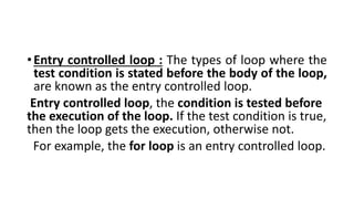Unit II chapter 4 Loops in C | PDF