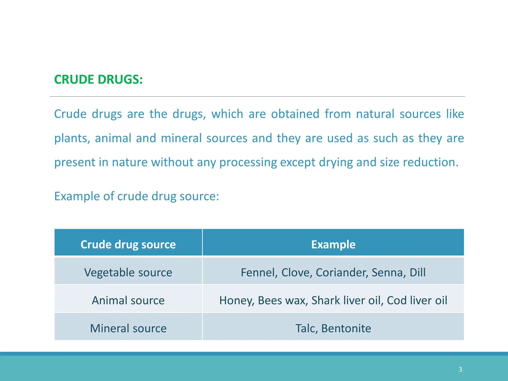 UNIT II CLASSIFICATION OF CRUDE DRUGS PDF.pdf