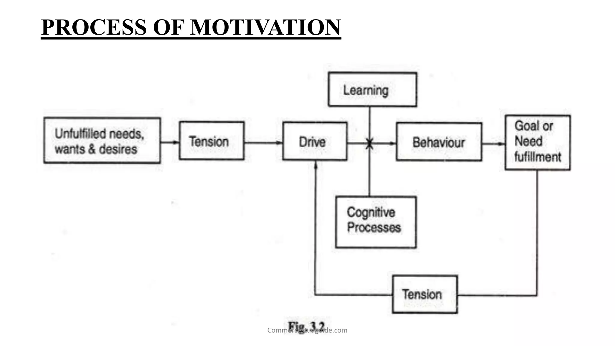 PROCESS OF MOTIVATION
Commercestudguide.com
 