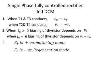 Rectifier fed Separately Excited DC Drives.pptx