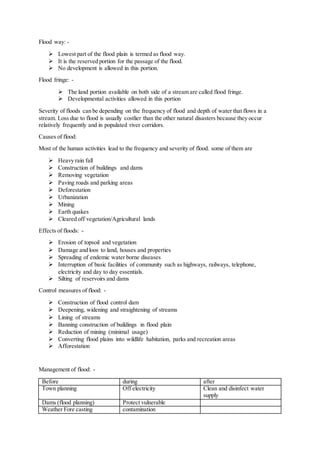 Unit ii disaster management | DOCX