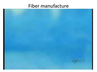 Fiber manufacture