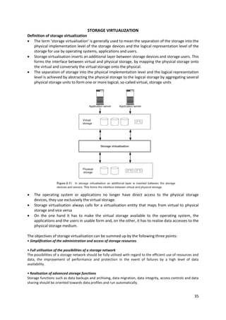 Storage Virtualization Implementation Storage Area Networks Unit 3 Notes | DOCX