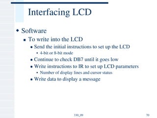 Unit III ARM Interface and ARM Programming | PDF