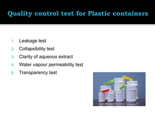 Quality Control Unit 3 | PPTX