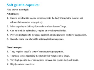 pharmaceutical capsule industrial pharma | PPTX