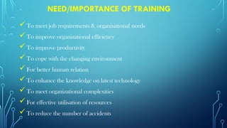 UNIT III.pptx TRAINING AND DEVELOPMENT IN HUMAN RESOURCE | PPTX