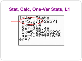 UNIT III - Arrays - Measures of Center and Variation (2).ppt