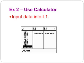 UNIT III - Arrays - Measures of Center and Variation (2).ppt