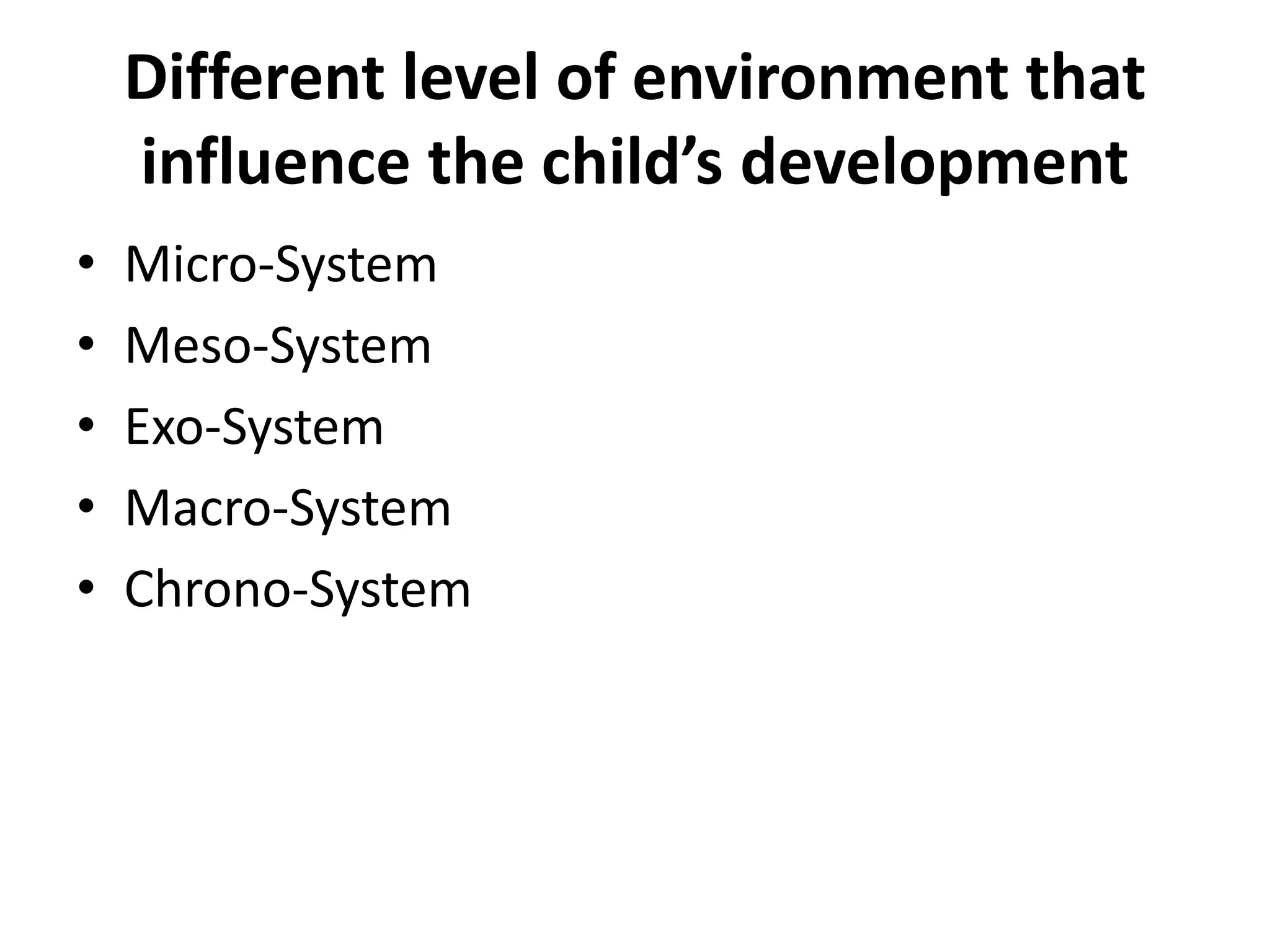 URIE BRONFENBRENNER ECOLOGICAL SYSTEM THEORY | PPTX