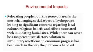 Environmental Impacts
 