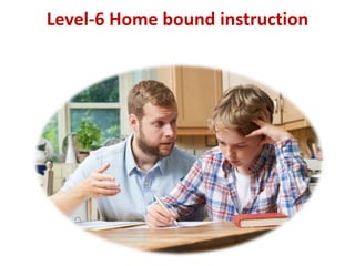 Level-6 Home bound instruction
 