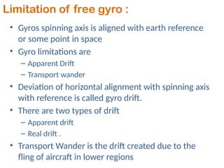 gyroscope types and principle operation and analysis | PPTX