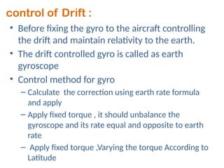 gyroscope types and principle operation and analysis | PPTX