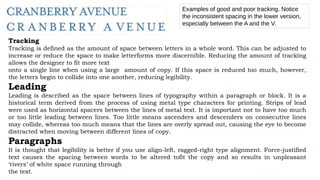 Inconsistent Trackin UNIT III-LEGIBILITY AND READABILITY 20CDE09 | PPTX