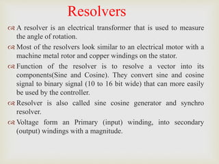 Unit III-- senors in robotics | PPTX