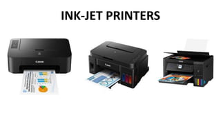 INK-JET PRINTERS
 