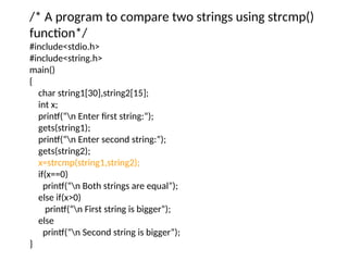 UNIT III-Strings.ppt helps for stringsss | PPT