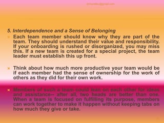 Unit - III Team Dynamics | PPTX